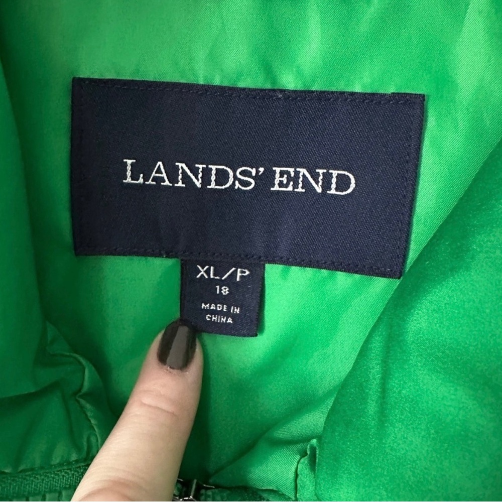 Lands' End Green Jacket XL